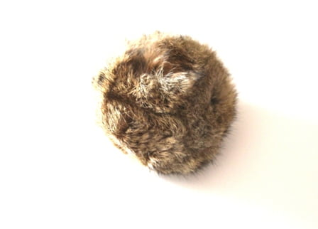 Rabbit Fur Dummy Ball